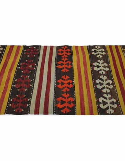 Hand Woven Konya Runner Kilim 324 x 187 cm (10.8 x 2.11 feet)