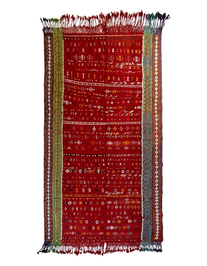Antique Sivas Double Wing Cecim Kilim 120+ Age 177 x 325 cm