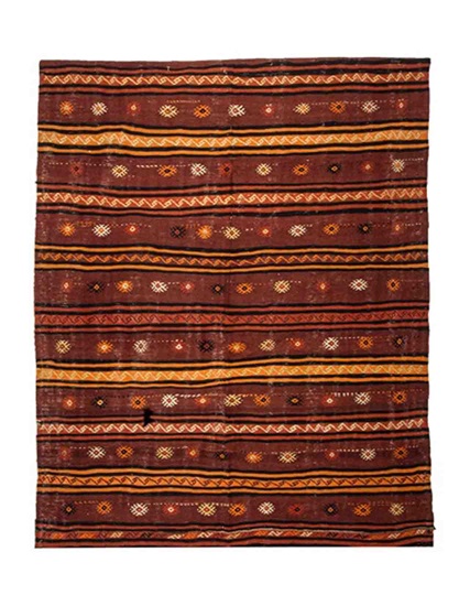 Hand Woven Mersin Kilim 227 x 173 cm