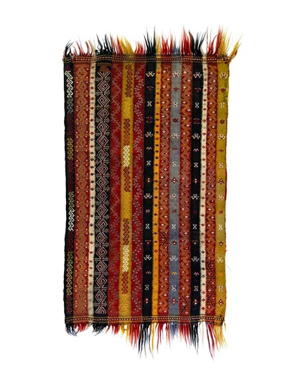 Antique Sivas Sal Kilim Yastik 110+ Age 53 x 84 cm