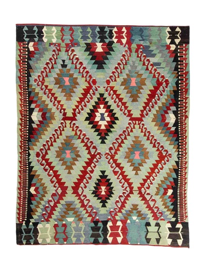 El Dokuma Denizli Eşme Kilimi 264 x 202 cm