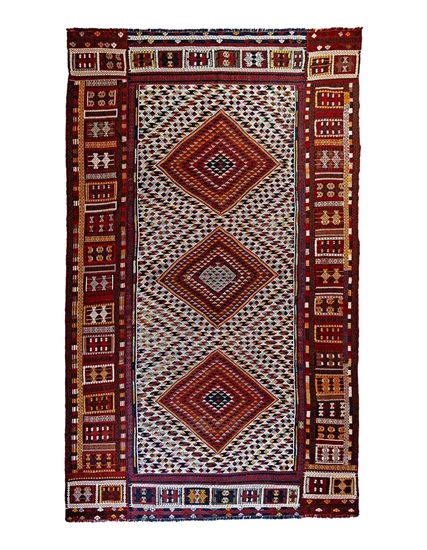 Antique Sivas Cecim Kilim 120+ Age 192 x 330 cm