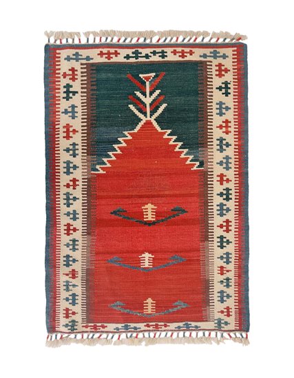 Hand Woven Konya Kilim 69 x 110 cm