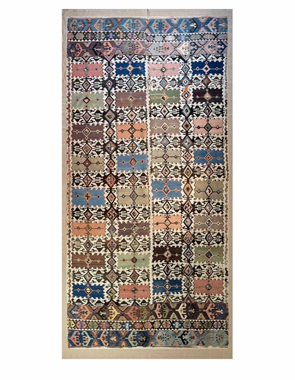 Antique Hotamis Kilim 19th Century 167 x 417 cm