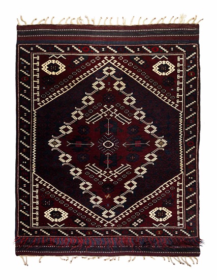 Antique Kız Bergama Rug 100+ Age 100 x 132 cm