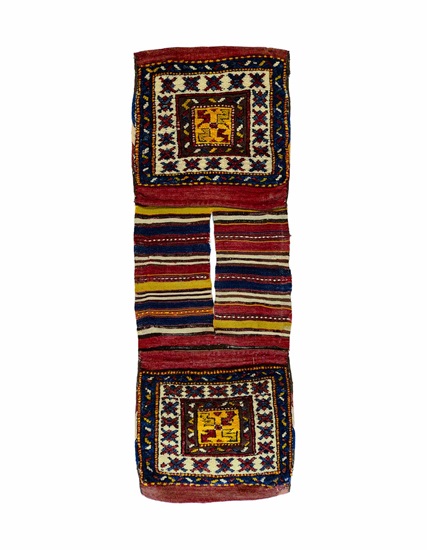 Antique Bergama Colorful Saddlebag 120+ Age 43 x 127 cm