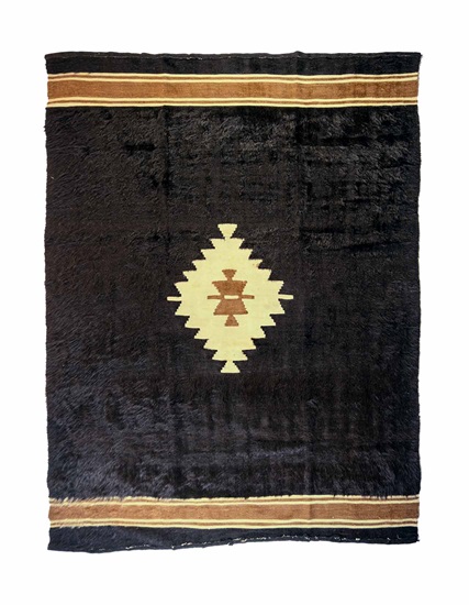 Antique Siirt Blanket Kilim 100+ Age 147 x 181 cm