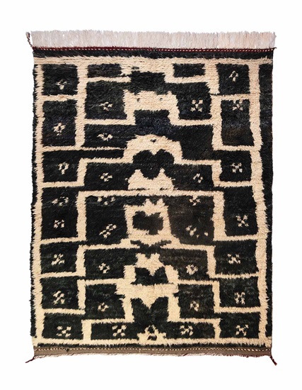 Antique Karapınar Salur Tulle Rug 100+ Age 142 x 222 cm