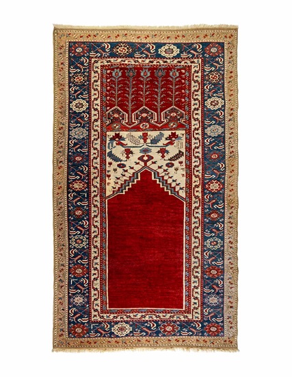 Antik Ladik Halısı 19. Yüzyıl 107 x 187 cm