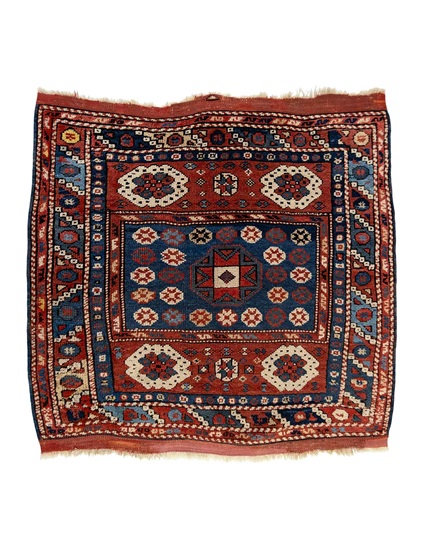 Antik Bergama Halısı 19. Yüzyıl 92 x 86 cm