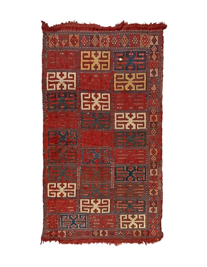 Antique Verne Kilim 19th Century 96 x 177 cm