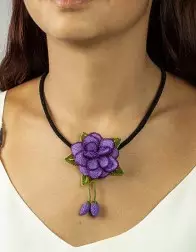 Rose Necklace Nallıhan Needle Lace PGI